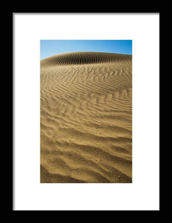 Faa_export Framed Print featuring the photograph Sand and sky by Kunal Mehra