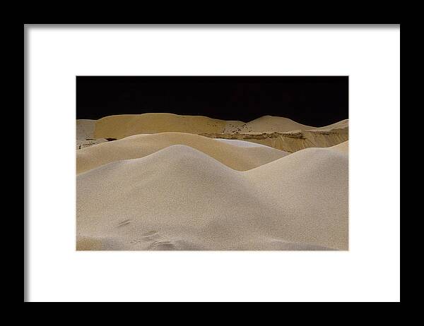 Sand Framed Print featuring the photograph Sand Points by Chuck Harris