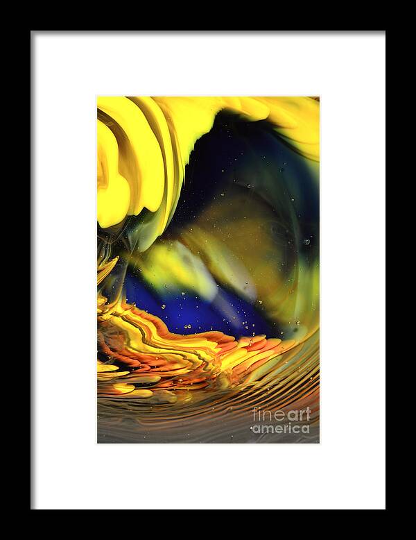 Glass Framed Print featuring the photograph Sandstone Portal by Kimberly Lyon