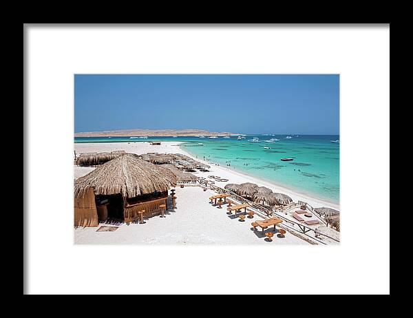 Safaga Framed Print featuring the photograph Sandy Beach by Majaiva