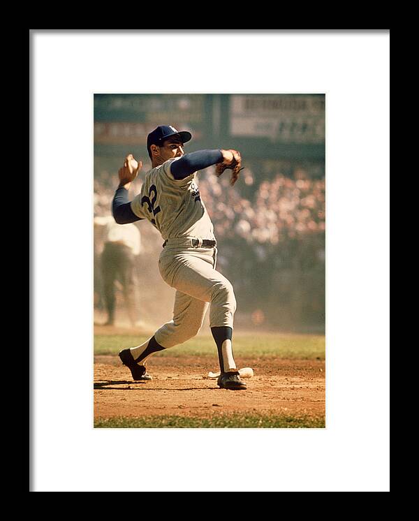 #faatoppicks Framed Print featuring the photograph Sandy Koufax by Retro Images Archive