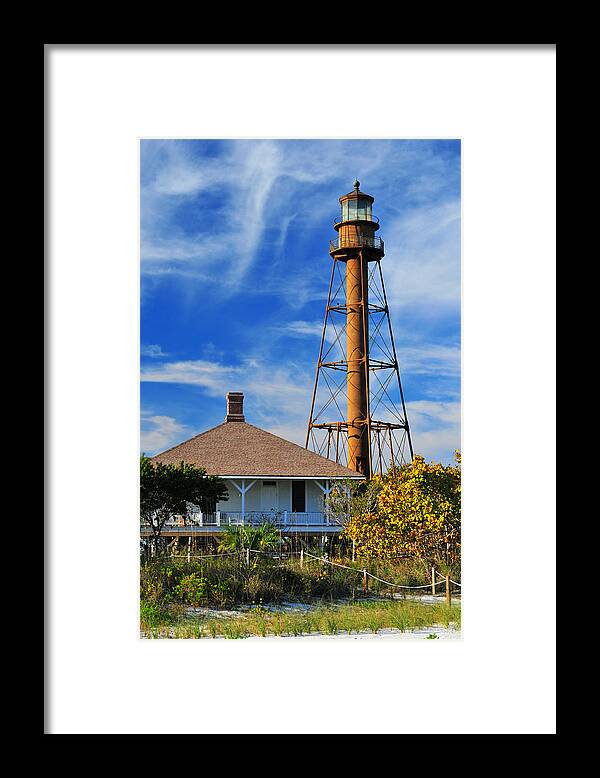Sanibel Framed Print featuring the photograph Sanibel Island Lighthouse by Clint Buhler