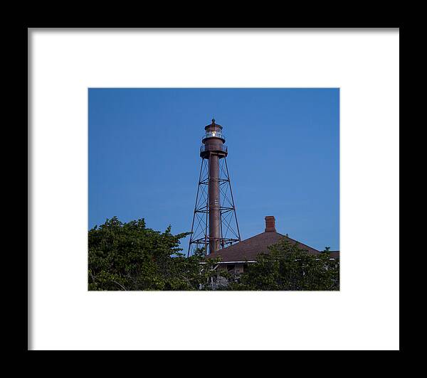 Lighthouse Framed Print featuring the photograph Sanibel Island Lighthouse by Kim Hojnacki