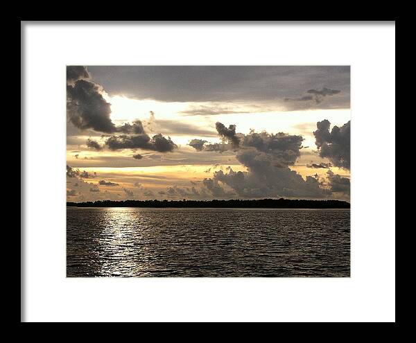 Sanibel Island Framed Print featuring the photograph Sanibel Island Sunset 2 by Judy Swerlick