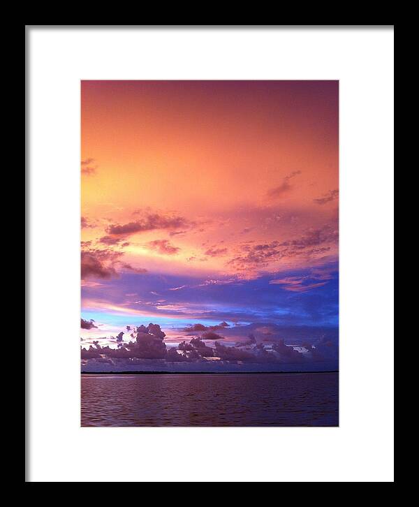 Sanibel Island Framed Print featuring the photograph Sanibel Island Sunset 4 by Judy Swerlick