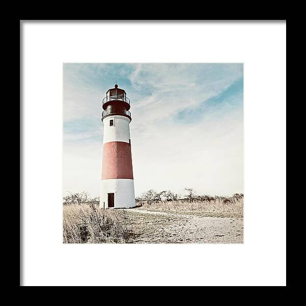 Nantucket Framed Print featuring the photograph Sankaty Head Lighthouse Nantucket by Marianne Campolongo