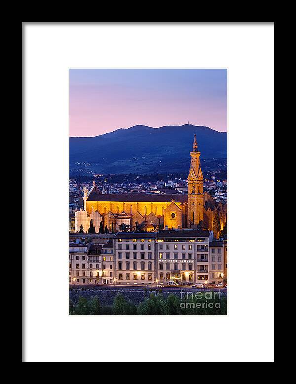 Basilica Framed Print featuring the photograph Santa Croce by Brian Jannsen