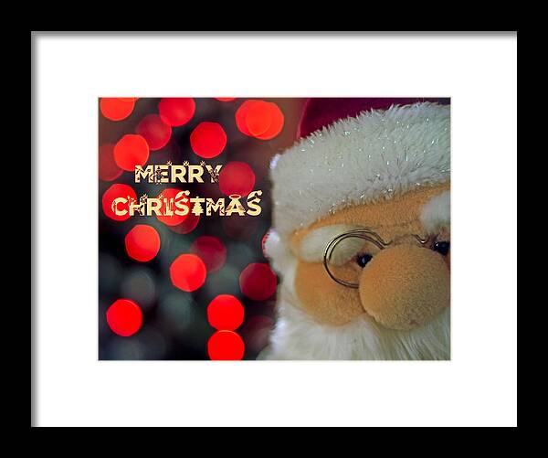Santa Framed Print featuring the photograph Santa by Spikey Mouse Photography
