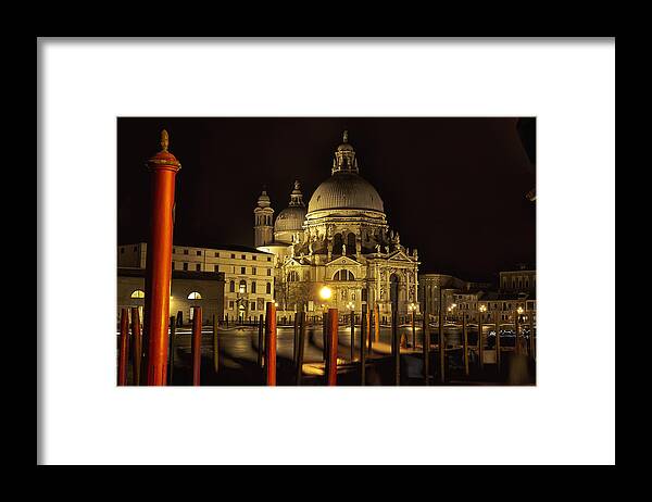 Venice Framed Print featuring the photograph Santa Maria della Salute by Marion Galt