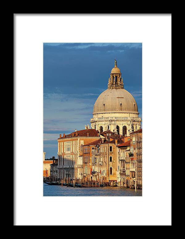 Built Structure Framed Print featuring the photograph Santa Maria Della Salute by Opla
