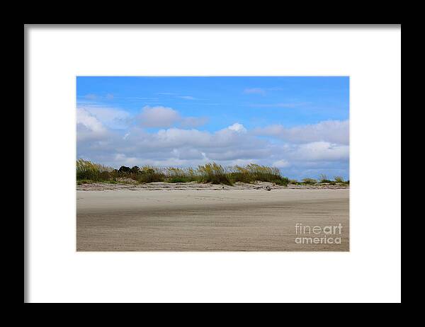 Dunes Framed Print featuring the photograph Sapelo Dunes by Andre Turner