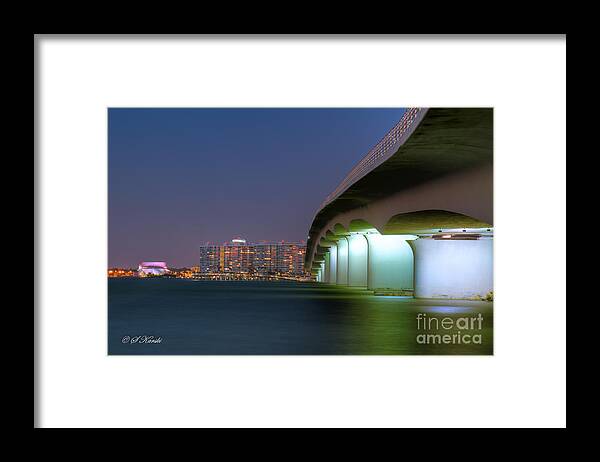 Fl Framed Print featuring the photograph Sarasota Ringling Causeway by Sue Karski