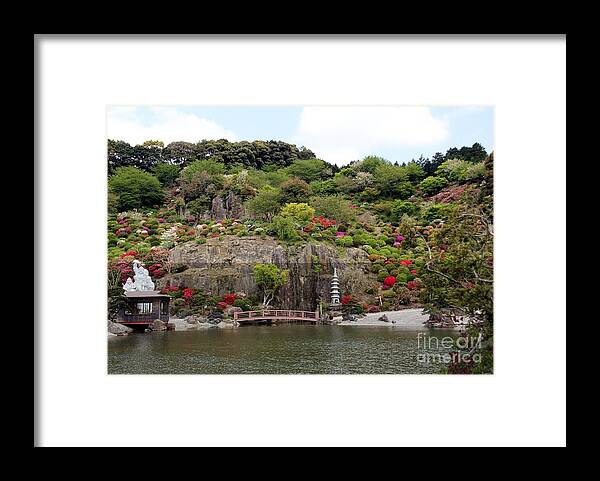 Gardens Framed Print featuring the photograph Sasebo garden by Yumi Johnson
