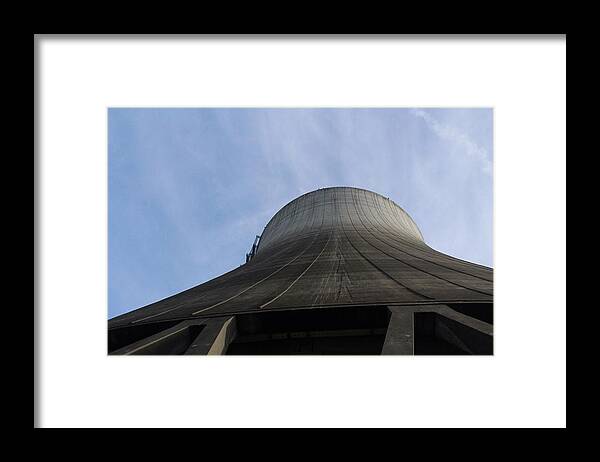 Satsop Framed Print featuring the photograph Satsop Tower by Suzanne Lorenz