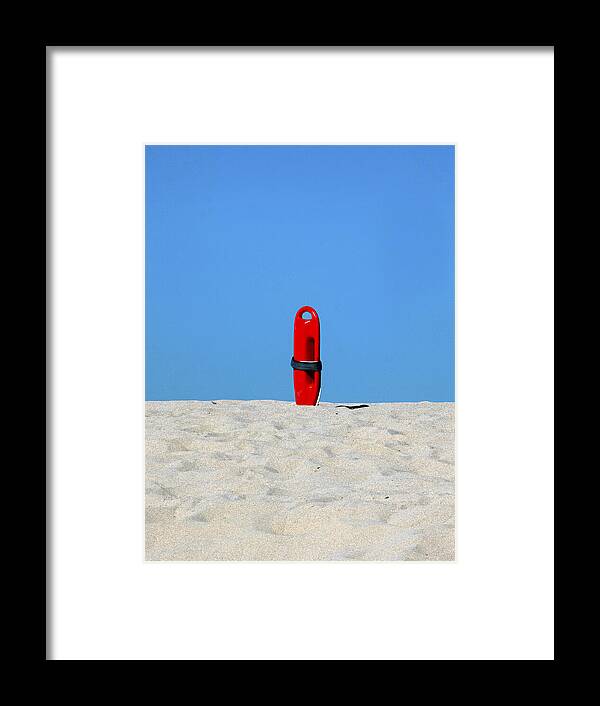 Beach Framed Print featuring the photograph Save Me by Joe Schofield
