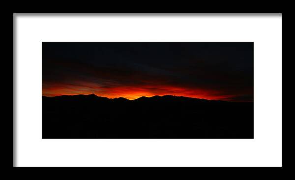 13ers Framed Print featuring the photograph Sawatch Silhouette by Jeremy Rhoades