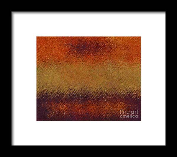 Abstract Framed Print featuring the painting Scattered Thoughts by David K Small