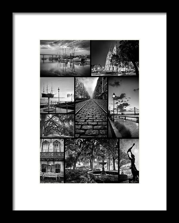 Savannah Framed Print featuring the photograph Scenes From Savannah by Renee Sullivan