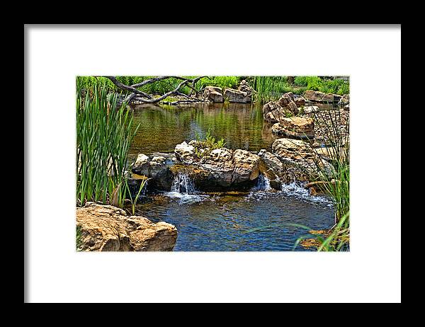 Scenic Framed Print featuring the photograph Scenic Pond by Tim McCullough