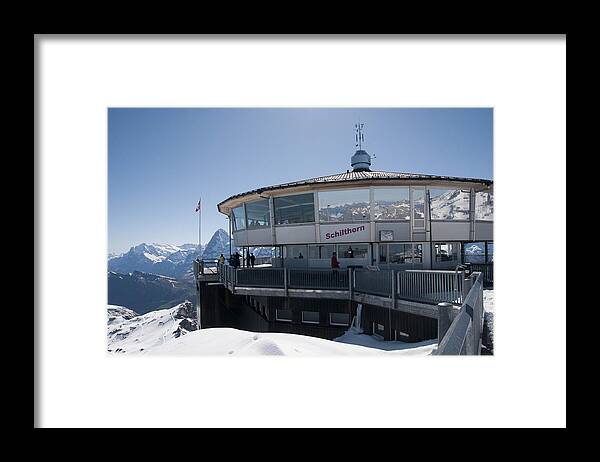 Switzerland Alps Photographs Framed Print featuring the photograph Schilthorn by David Yack