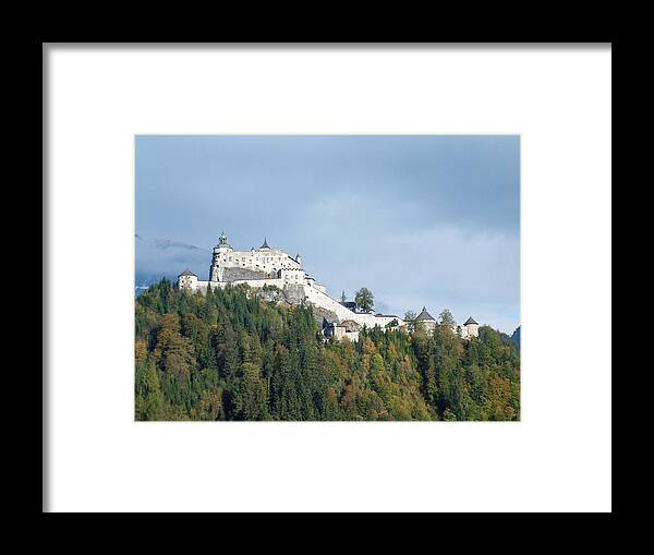 Europe Framed Print featuring the photograph Schloss Hohenwerfen by Joseph Hendrix
