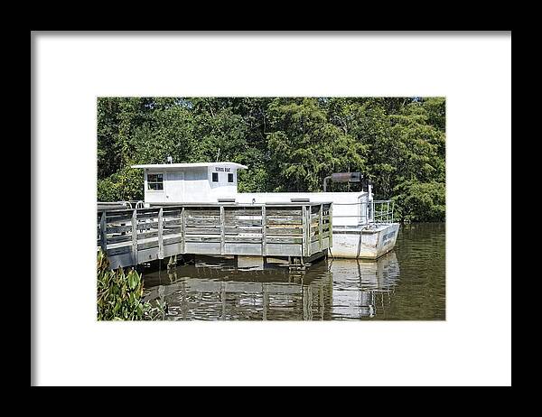 Dock Framed Print featuring the photograph School Boat 1 by Ralph Jones