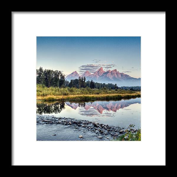 Scenics Framed Print featuring the photograph Schwabacher Landing by Merilee Phillips