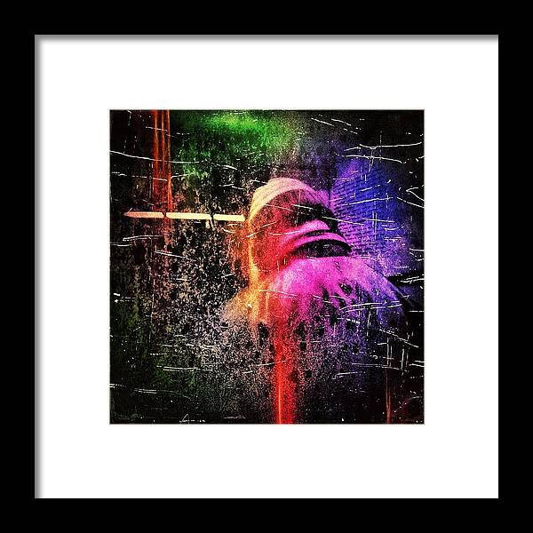 Instagram Framed Print featuring the photograph Scratched Evanescence #iphone by Roberto Pagani