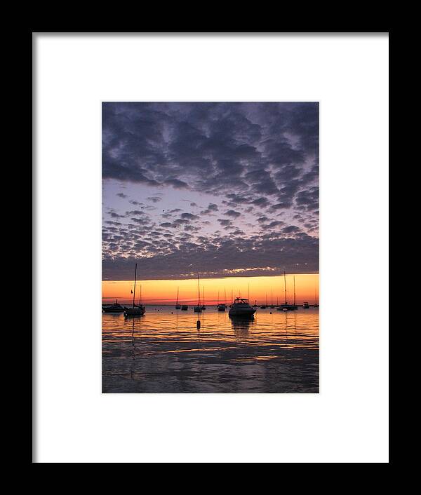 Lake Framed Print featuring the photograph Sea and Sky by Sue Thomson
