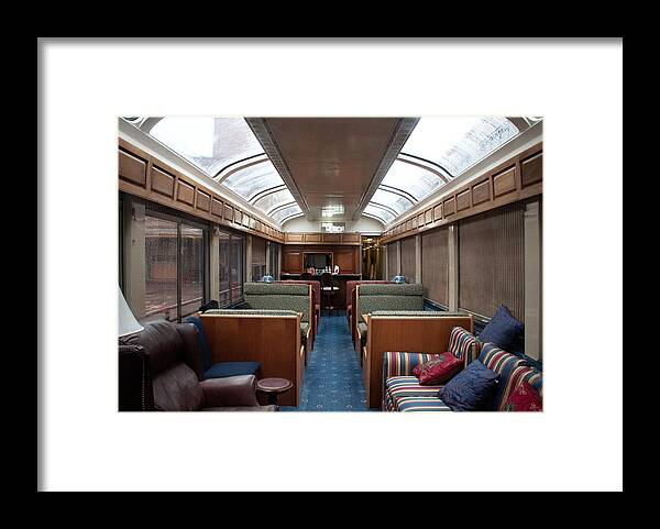 Railroad Framed Print featuring the photograph Seaboard Air Line - Sun lounge - Hollywood Beach by John Black