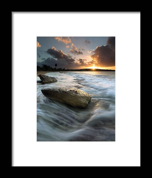 Seascape Framed Print featuring the photograph Seachange by Patrick Downey