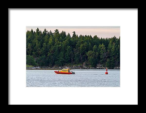 Boats Framed Print featuring the photograph Search and Rescue by Michael Russell