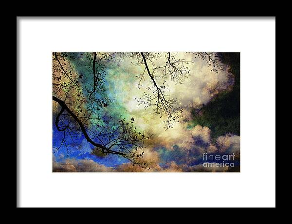 Dramatic Sky Framed Print featuring the photograph Searching For Lost Dreams by Michael Eingle