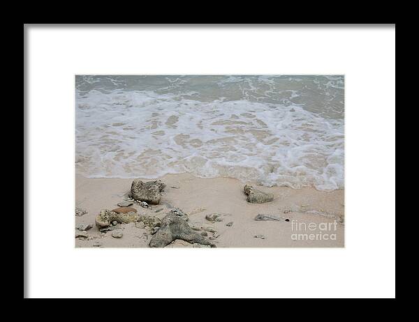 Seashore Framed Print featuring the photograph Seashore by Adriana Zoon