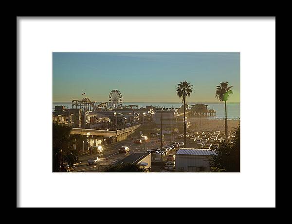 Tranquility Framed Print featuring the photograph Seashore Amusement Park by Matt Henry Gunther