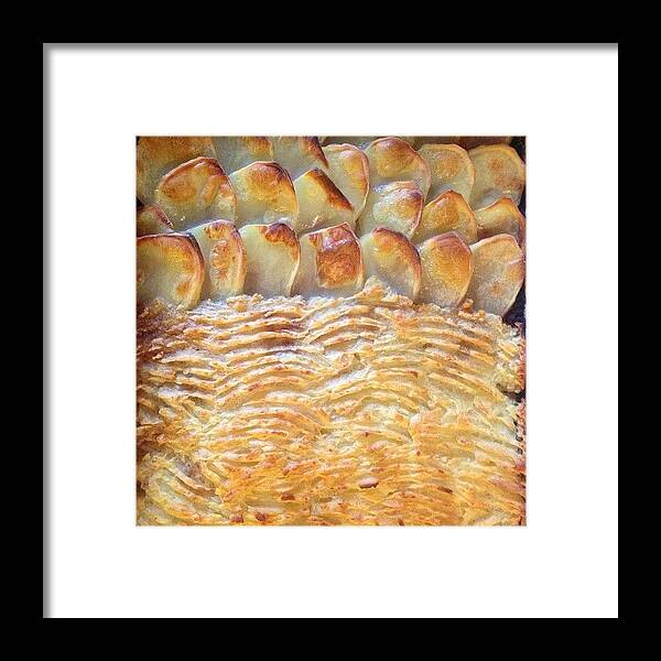 Food Framed Print featuring the photograph #seashore #pie #food #delicious #yum by Ann Singer