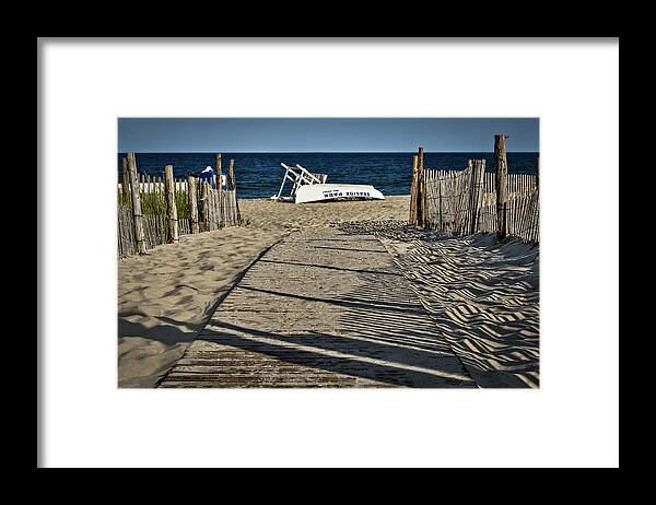 Jersey Shore Framed Print featuring the photograph Seaside Park New Jersey Shore by Susan Candelario