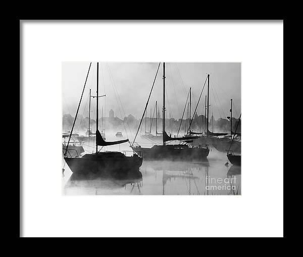 Fog Framed Print featuring the photograph Seasmoke by Butch Lombardi