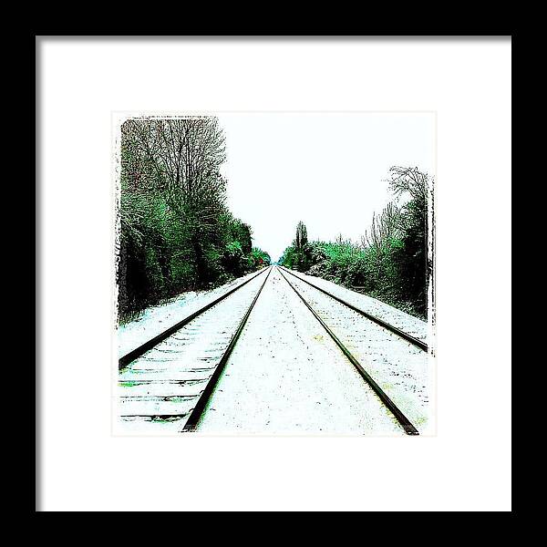 Beautiful Framed Print featuring the photograph Seasons On Track by Urbane Alien