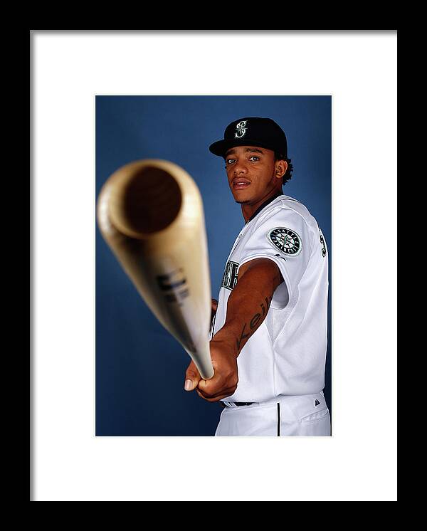 Media Day Framed Print featuring the photograph Seattle Mariners Photo Day by Christian Petersen