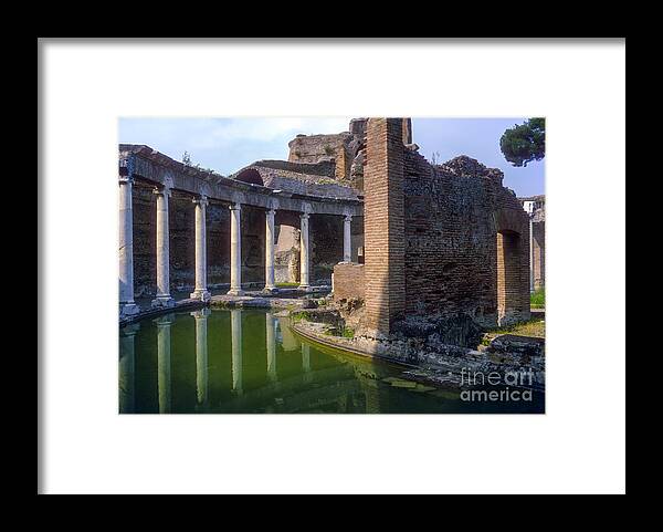 Tivoli Framed Print featuring the photograph Second Century Villa of Emperor Hadrian by Bob Phillips