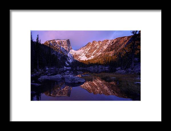 Rocky Mountain Framed Print featuring the photograph Second Light by Chad Dutson
