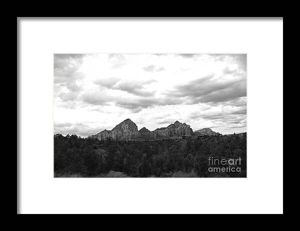  Framed Print featuring the photograph Sedonascape by Sharron Cuthbertson