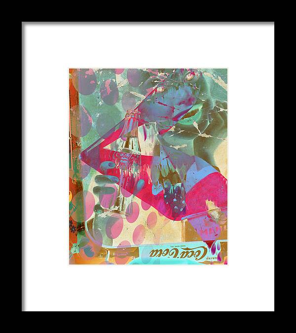 Abstract Framed Print featuring the photograph Seduction Of Soda by J C