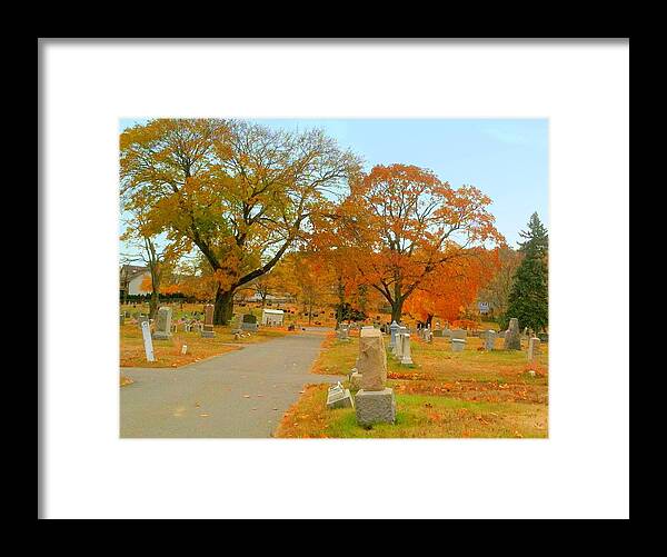 New England Framed Print featuring the photograph Sense of Peace by Caroline Stella