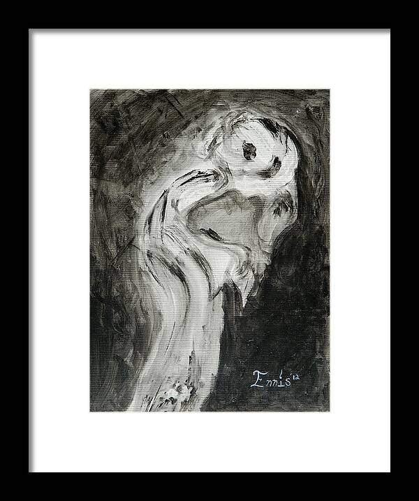 Ennis Framed Print featuring the painting Sentimental Creeper by Christophe Ennis