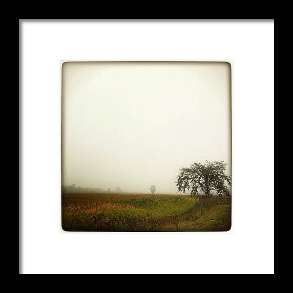 September Framed Print featuring the photograph Septembre by Nathalie Longpre