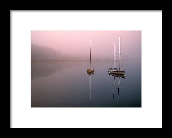 Early Morning Framed Print featuring the photograph Serene Morning by Inge Riis McDonald