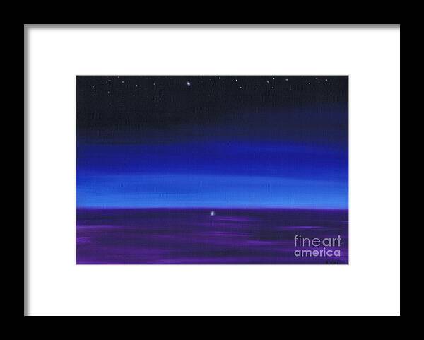 Serenity Framed Print featuring the painting Serenity 3 by Kenneth Clarke