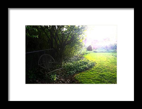 Nature Framed Print featuring the photograph Serenity by Kayla Bammerlin